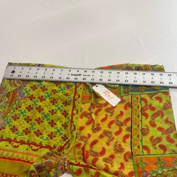 NWT RAJ Hippie Boho Chic Paisley Pants Size Medium New - Picture 2 of 7